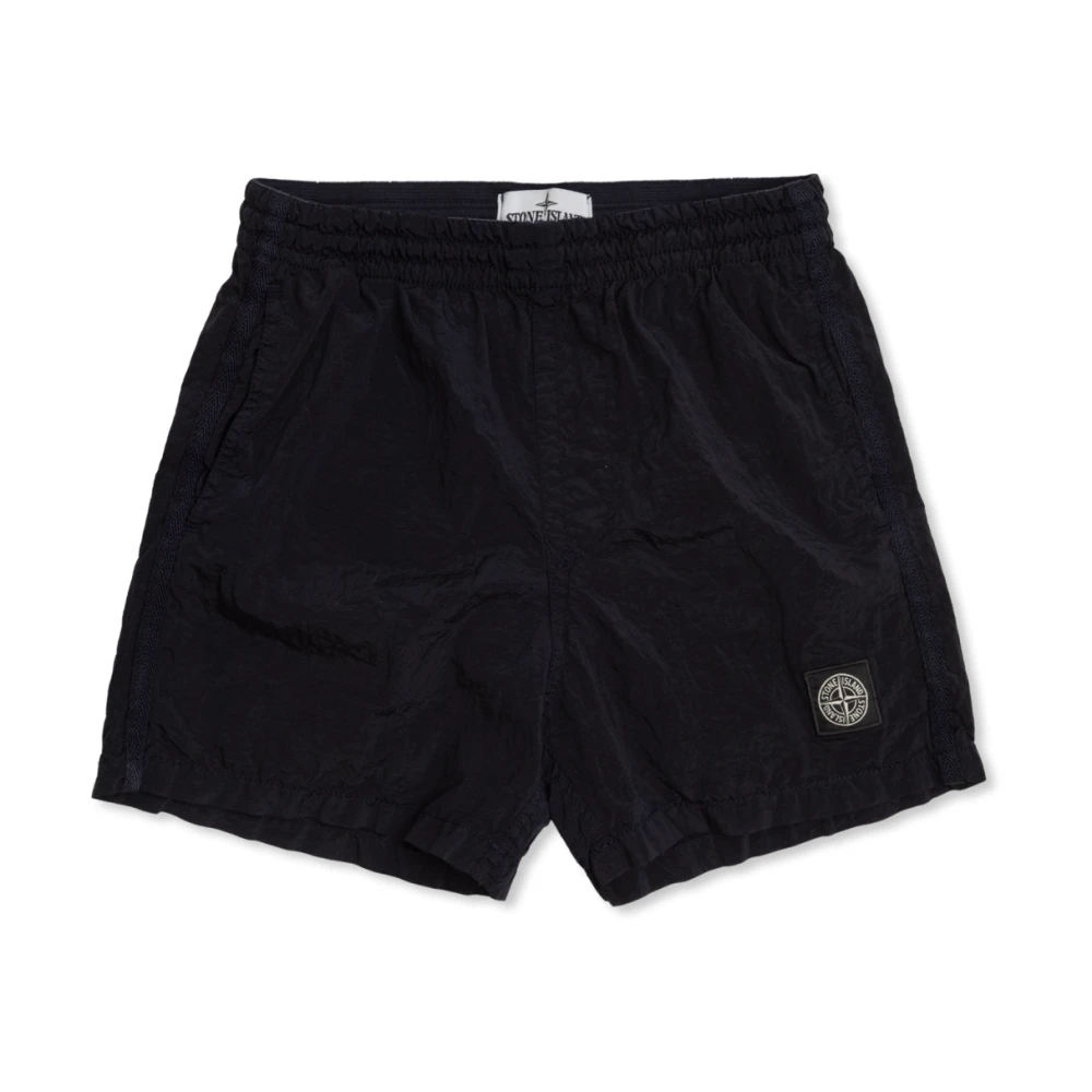 Stone Island Unisex Kids Blue Swim Shorts - Kids Swimming Trunks - 12 Y - Kids