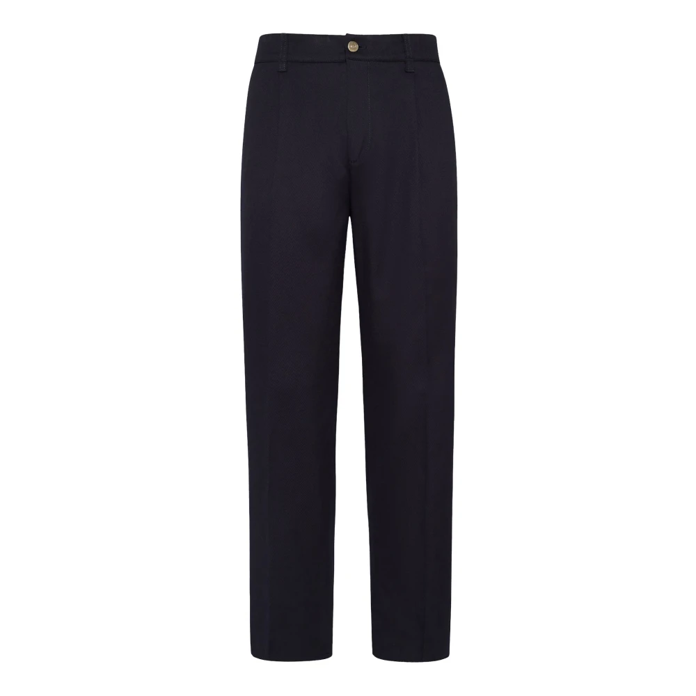 Philippe Model Men's Blue Trousers - Straight Trousers - Xl - Trousers
