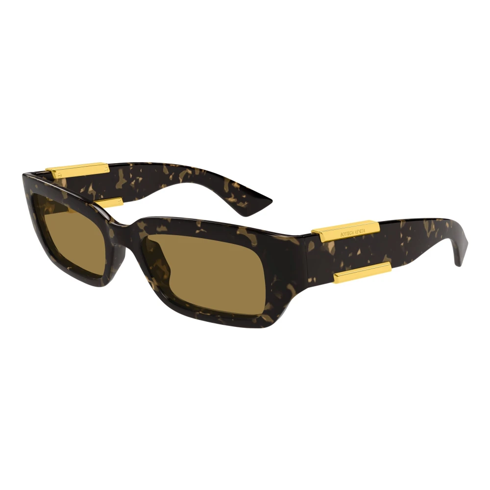 Bottega Veneta Unisex Brown Squared Sunglasses - Sunglasses - 53 Mm - Accessories