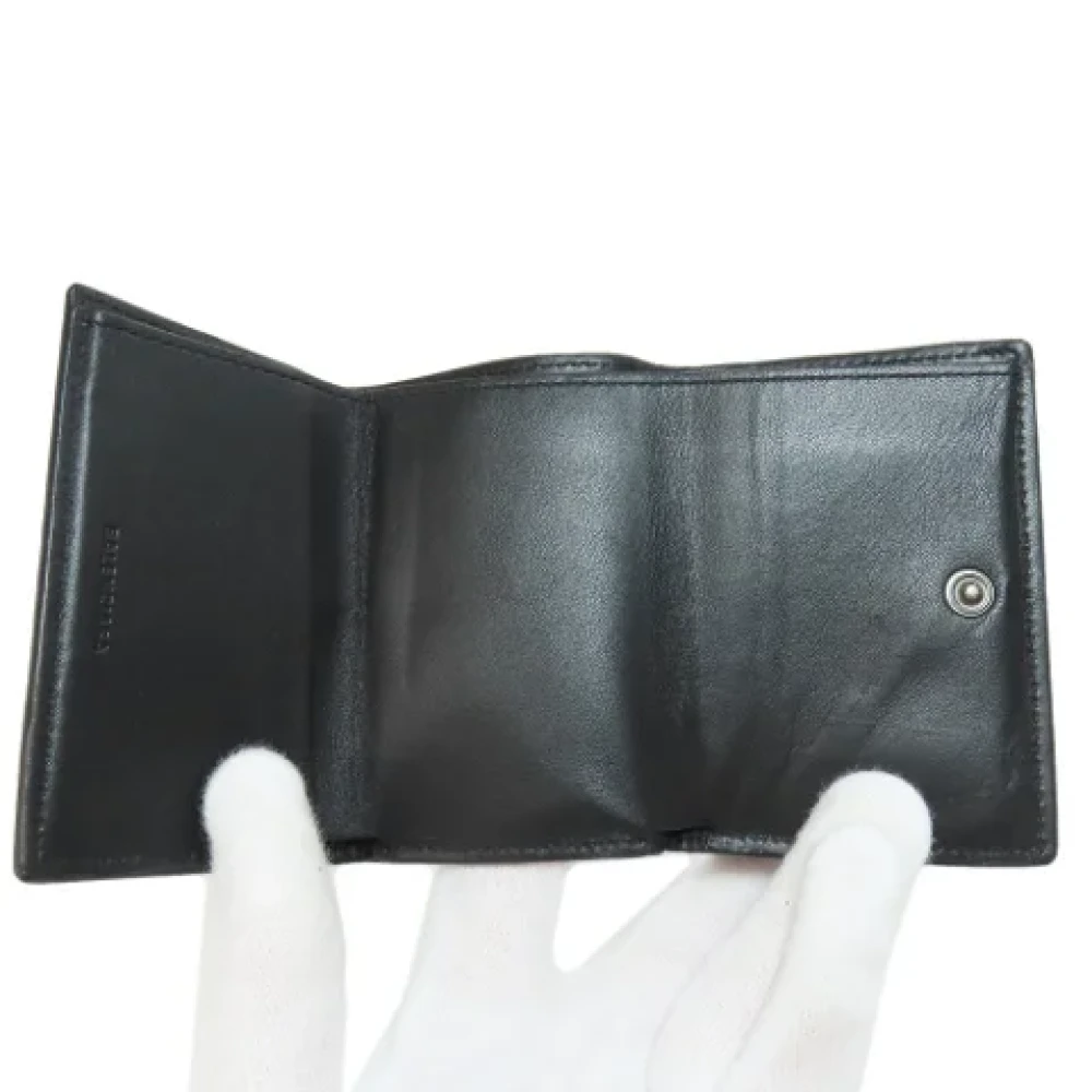 Balenciaga Vintage Pre-owned Leather wallets Black Dames