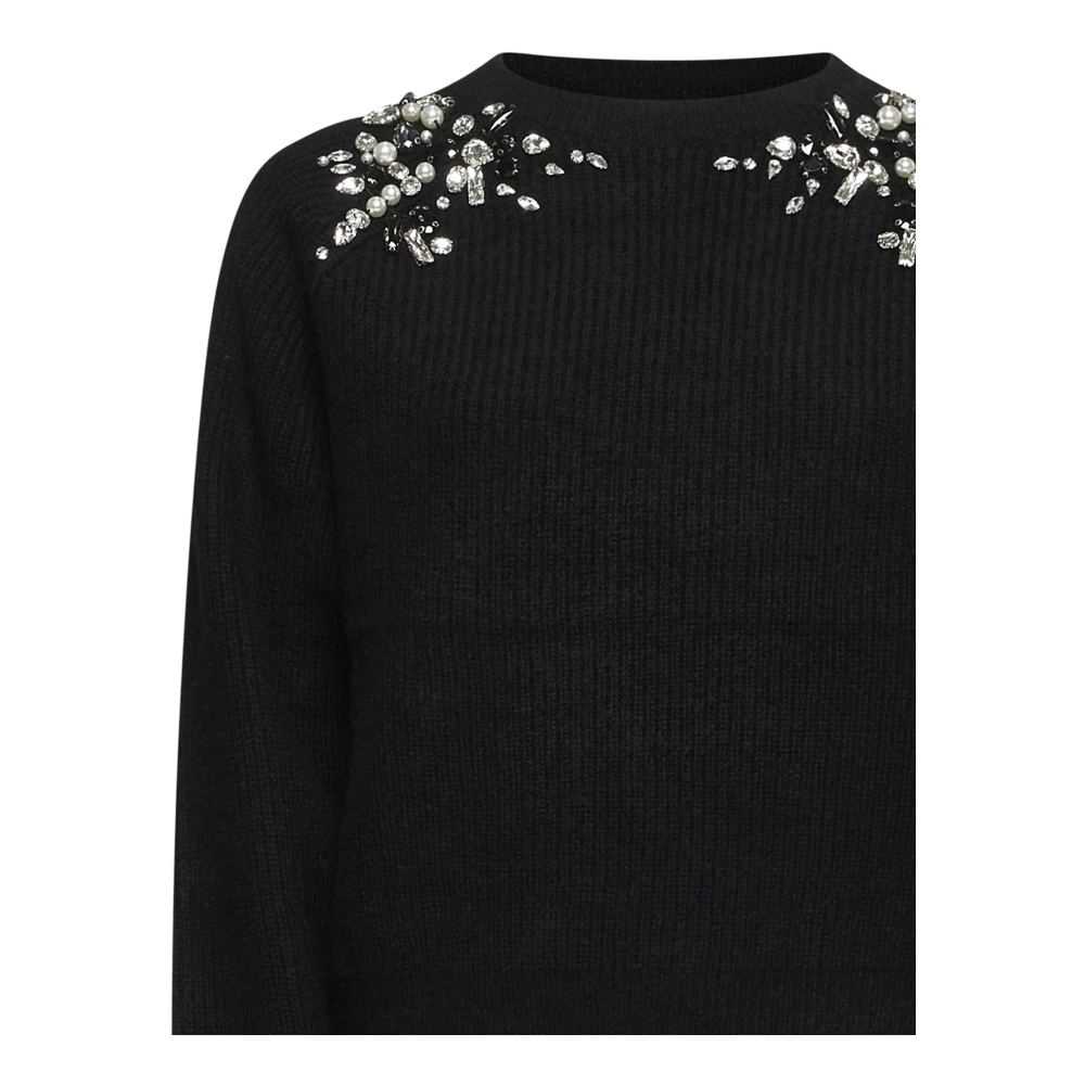 Kaos Zwarte Sweaters Collectie Black Dames