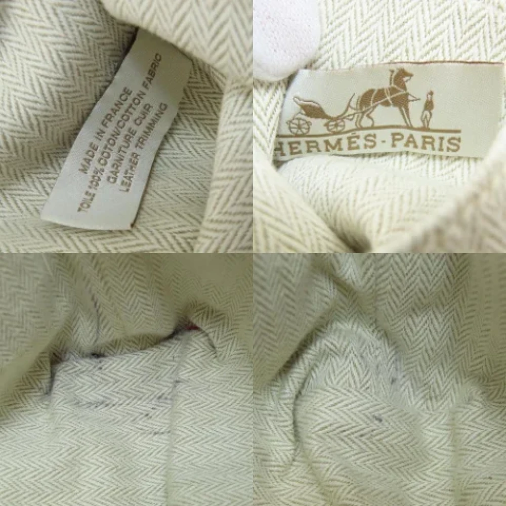 Hermès Vintage Pre-owned Fabric pouches Beige Dames