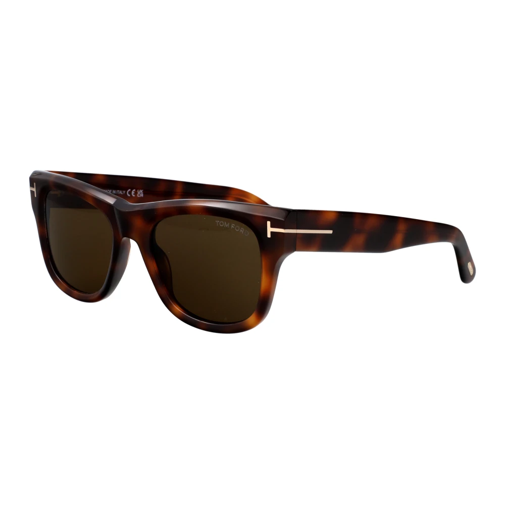 Tom Ford Men's Brown Finn-02 Sunglasses - Sunglasses - 53 Mm - Accessories