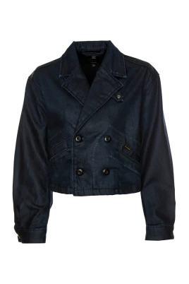Cropped Peacoat Jacket