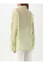 chemisier-blouse-en-soie-a-volants-vert