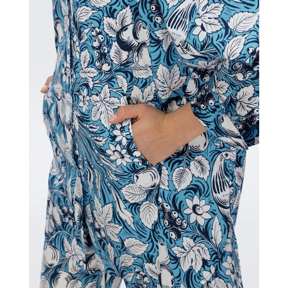 Diane Von Furstenberg Witte Blouses voor Vrouwen Blue Dames