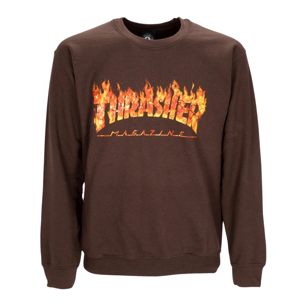 Thrasher Donkere Chocolade Crewneck Sweatshirt Brown Heren