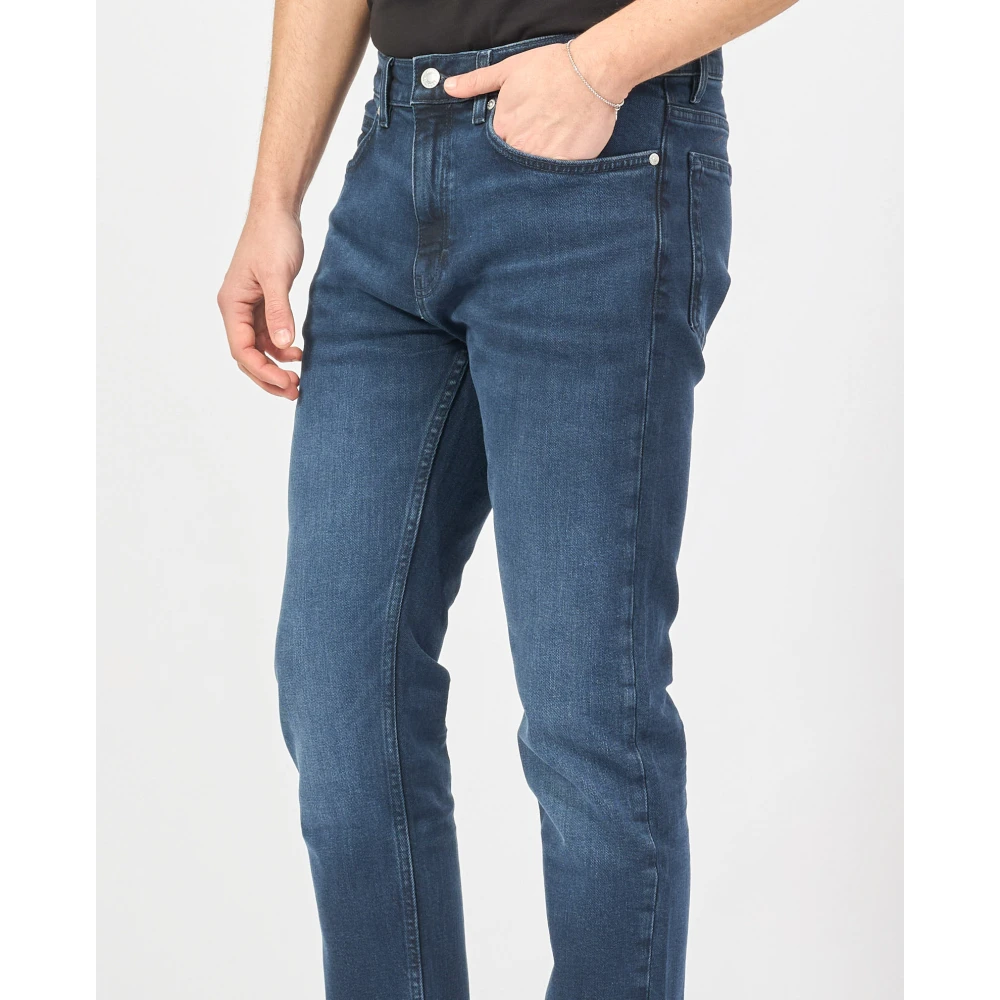 Hugo Boss Moderne Blauwe Denim Jeans Blue Heren