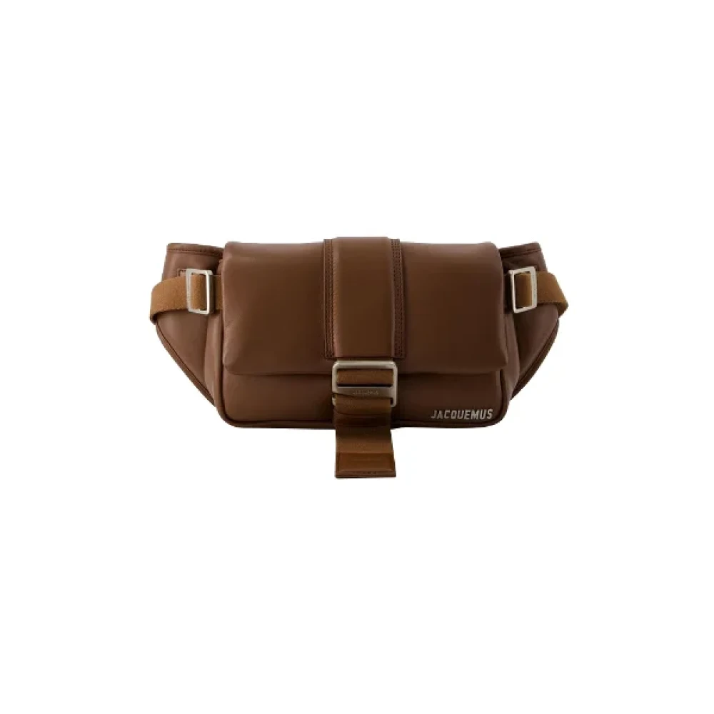 Jacquemus Pre-owned Leather crossbody-bags Brown Dames