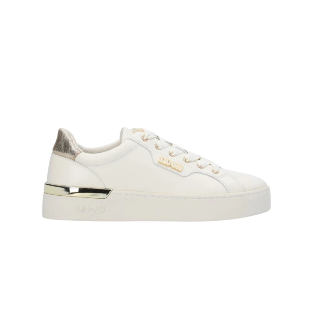 Liu Jo Silvia 70 Leren Sneakers Dames Schoenen Beige