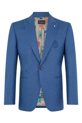 Linen Blazer Miami Vice Fit
