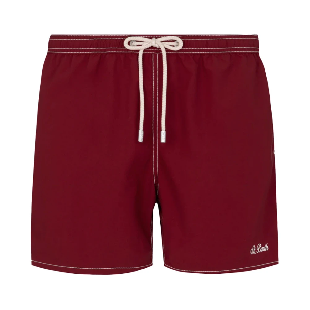 Mc2 Saint Barth Men's Red Beachwear, S, Boxer