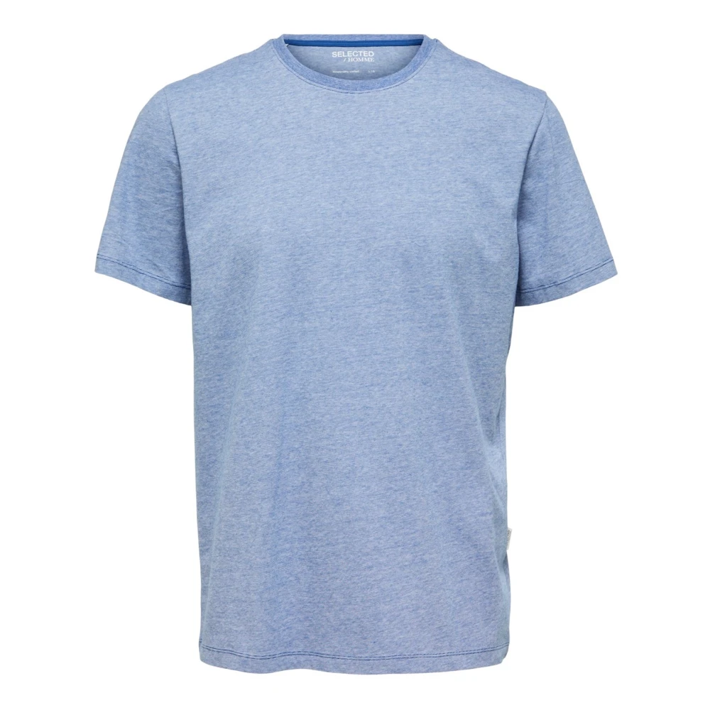 Selected Homme T-Shirts Blue Heren