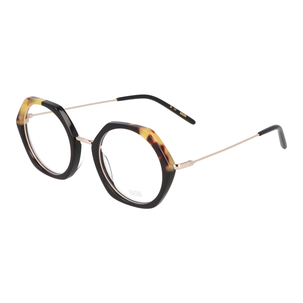 Kaleos Moderne Hexagonale Bril Rambeau Brown Unisex