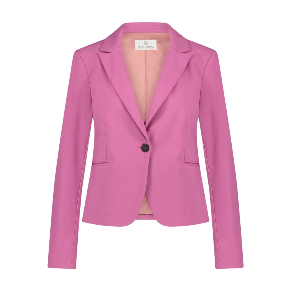 Jane Lushka Elvira Blazer Technical Jersey Purple Dames