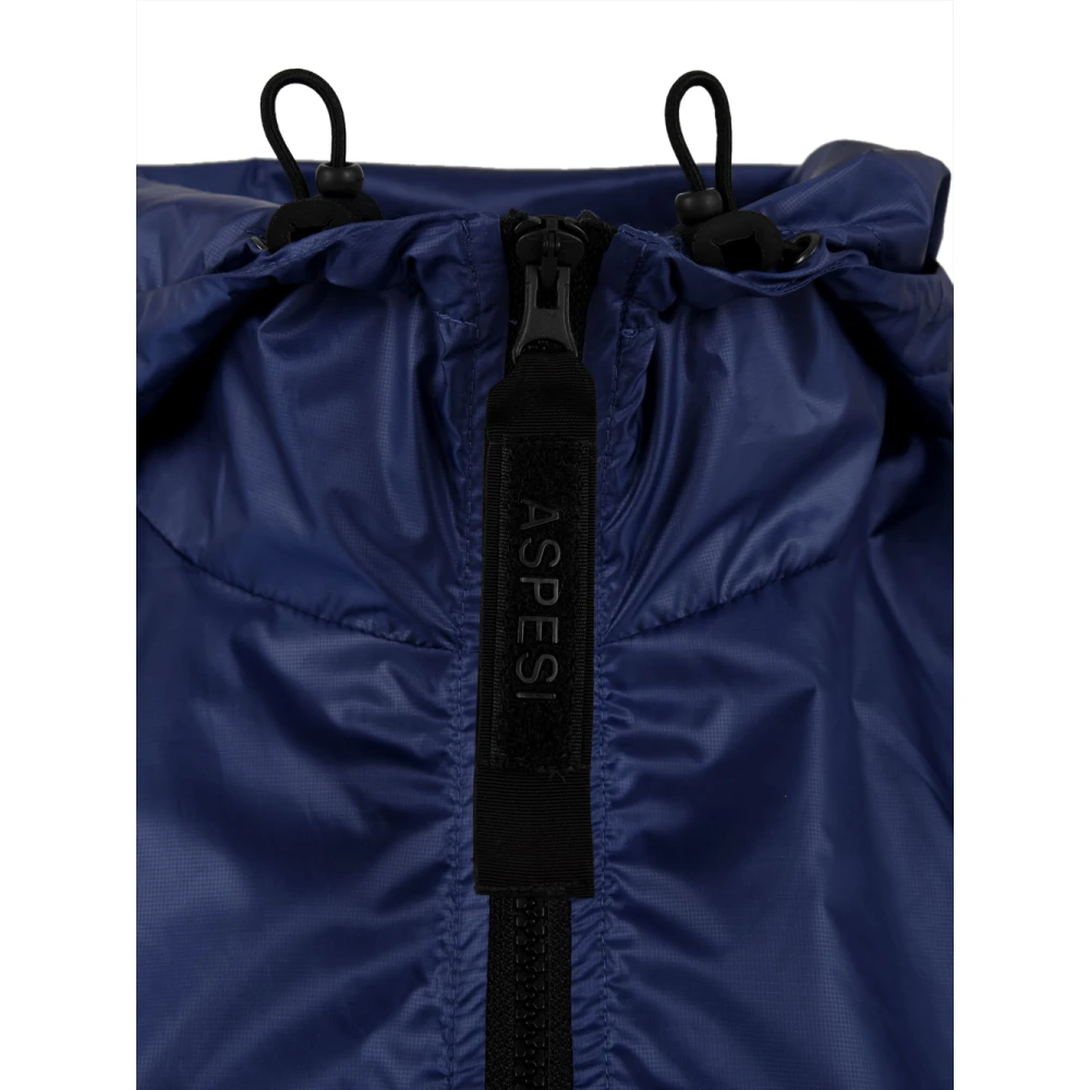Aspesi Blauw Vest Blue Heren