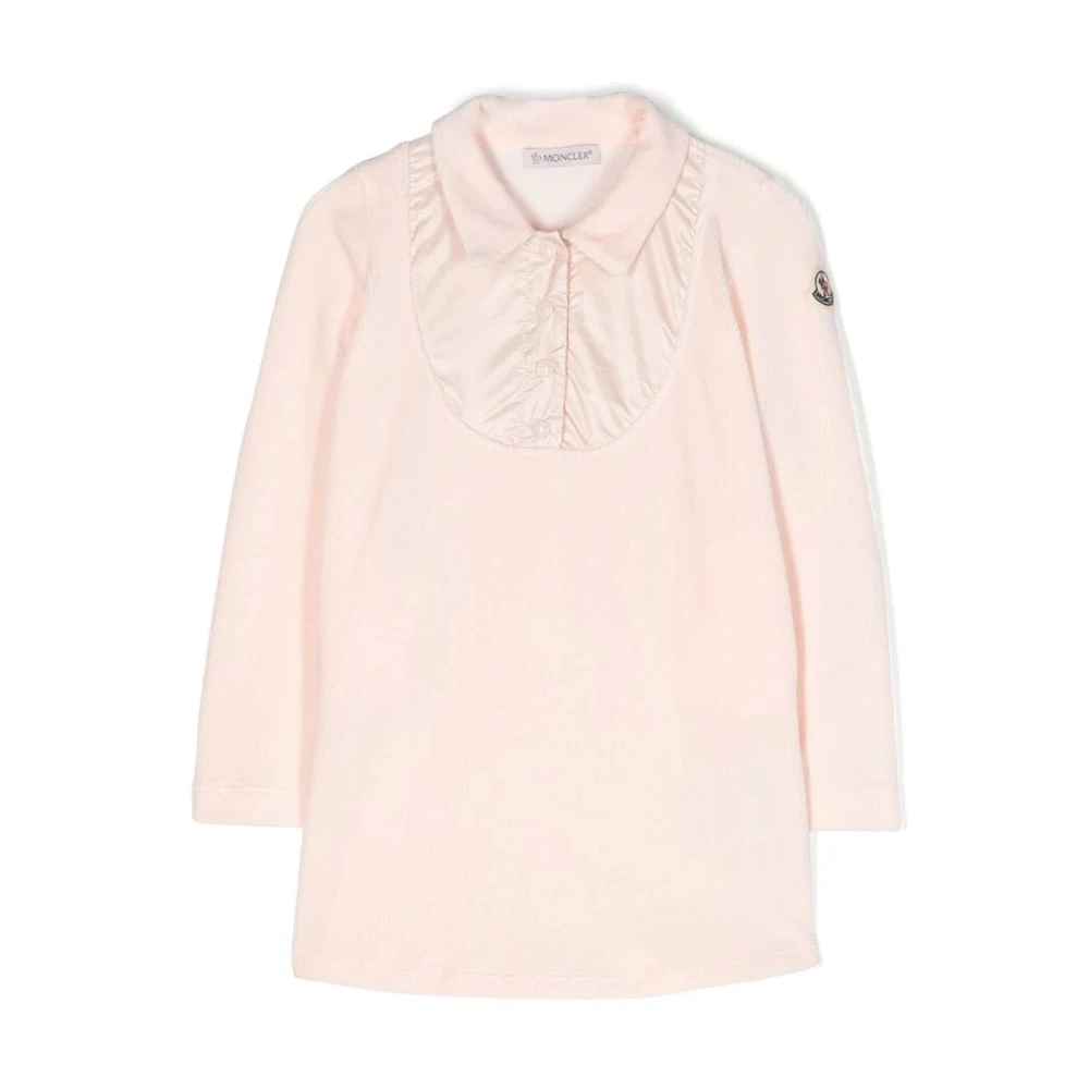 Moncler Pink Dresses, Female, 3 Y, Kids Dress Enfant Style