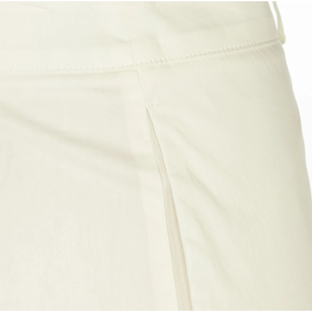 PATRIZIA PEPE Witte zomer palazzo broek voor vrouwen White Dames