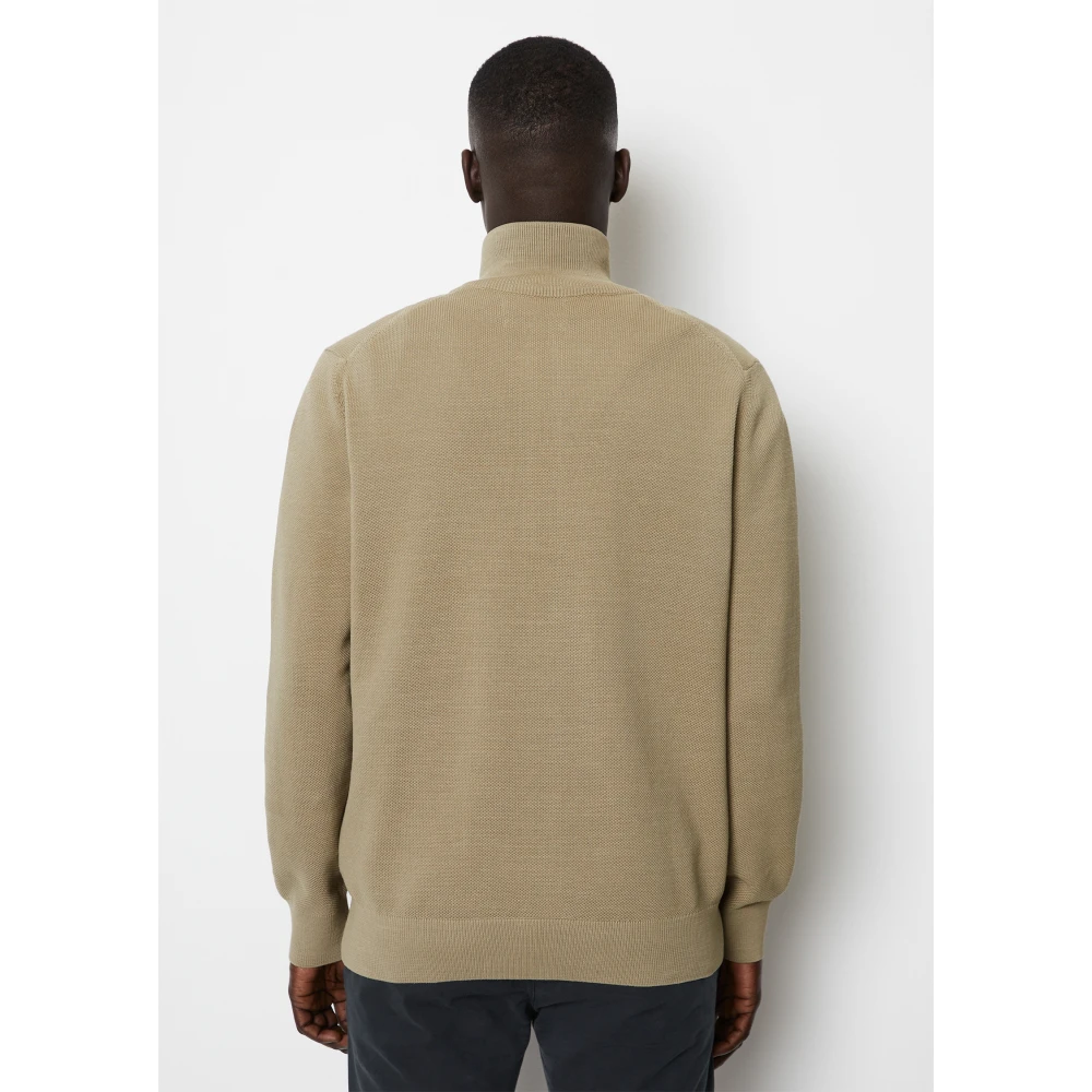 Marc O'Polo Gewone cardigan met opstaande kraag Brown Heren