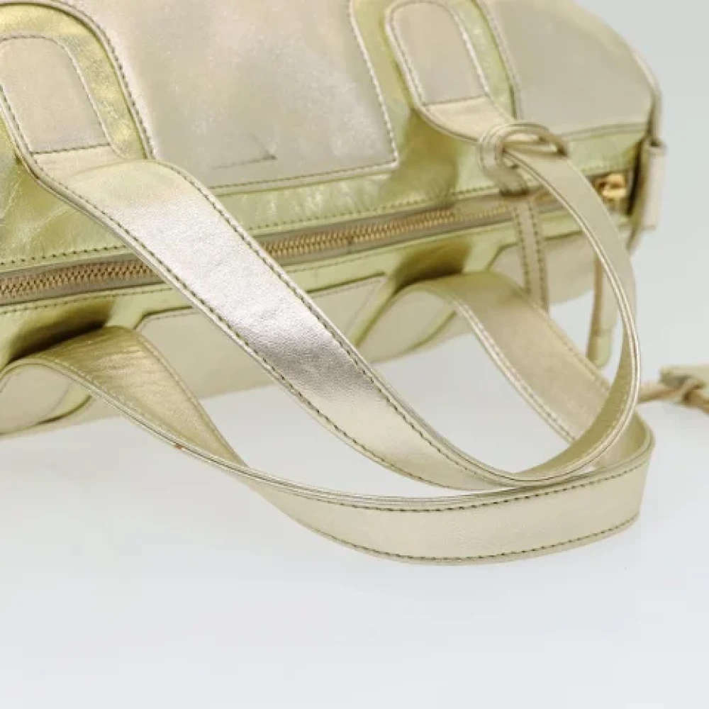 Loewe Pre-owned Leather handbags Yellow Dames
