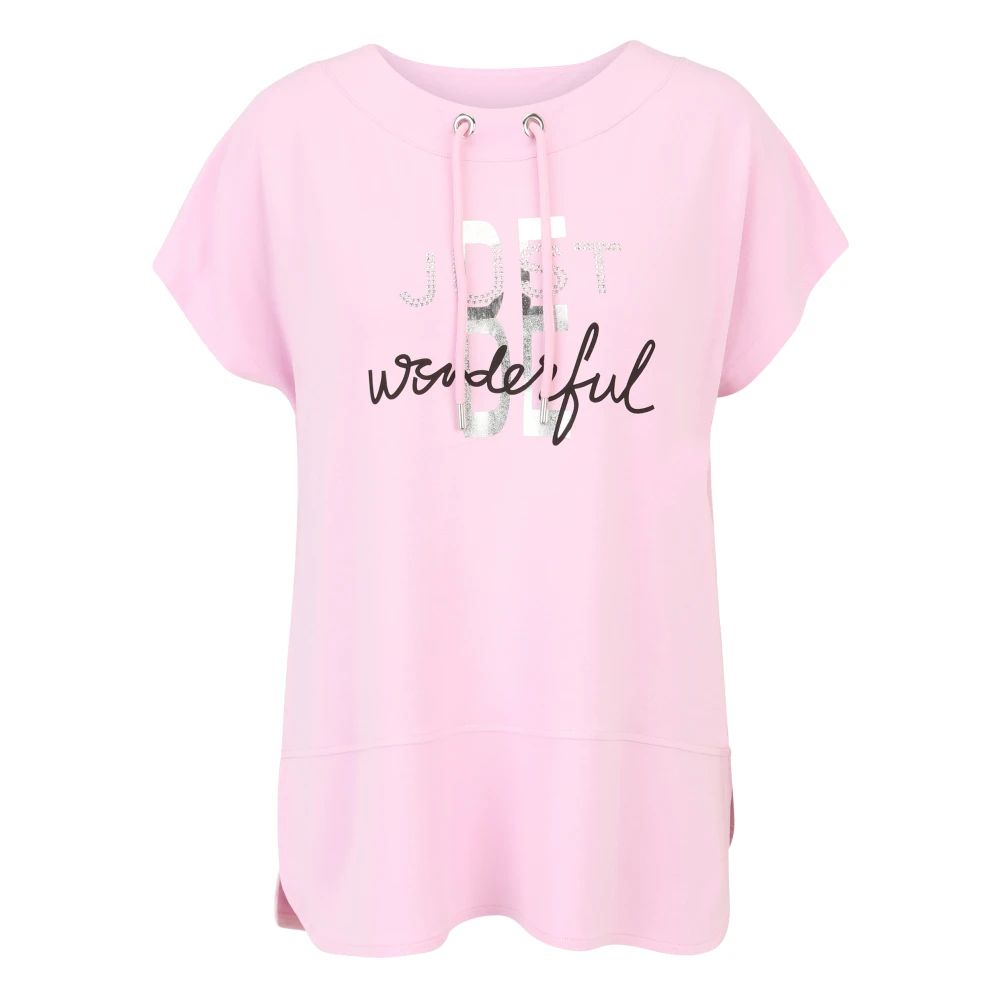 Doris S Glitterend Sweatshirt Pink Dames