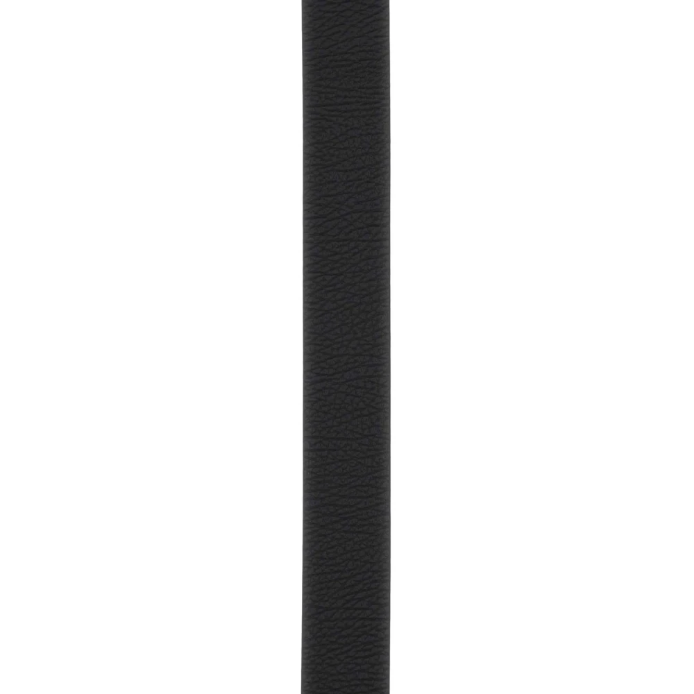 Maison Margiela Klassieke Zwarte Leren Riem Black Dames