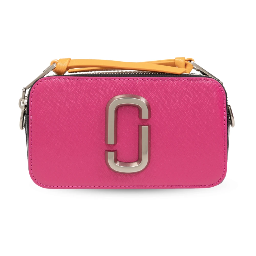 Marc Jacobs Roze Leren Crossbody Tas met Afneembare Band Pink Dames