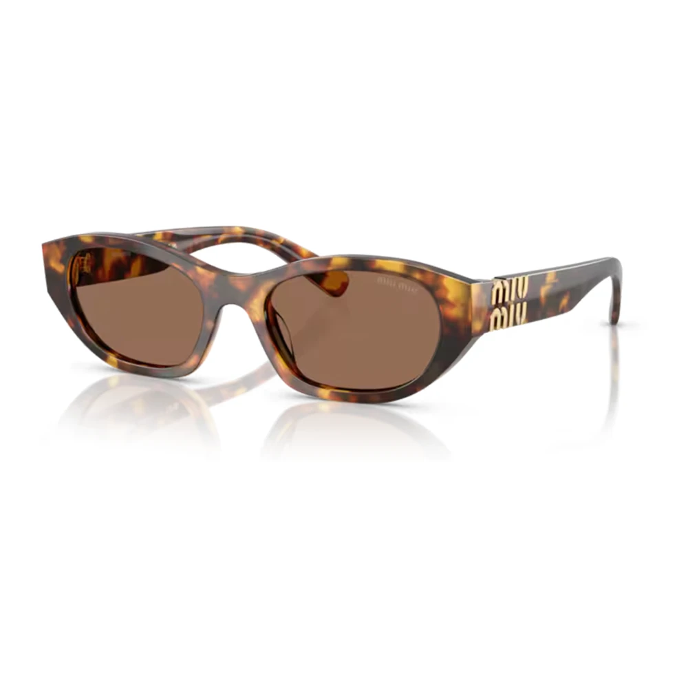 Miu Miu Women's Brown Havana Honey/Dark Sunglasses - Sunglasses - 53 Mm - Accessories