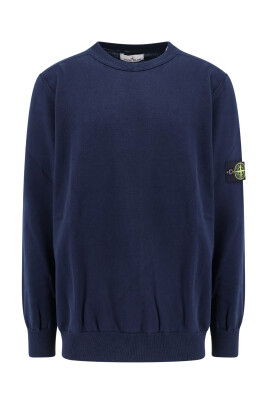 pull-bleu-a-col-rond-cotele