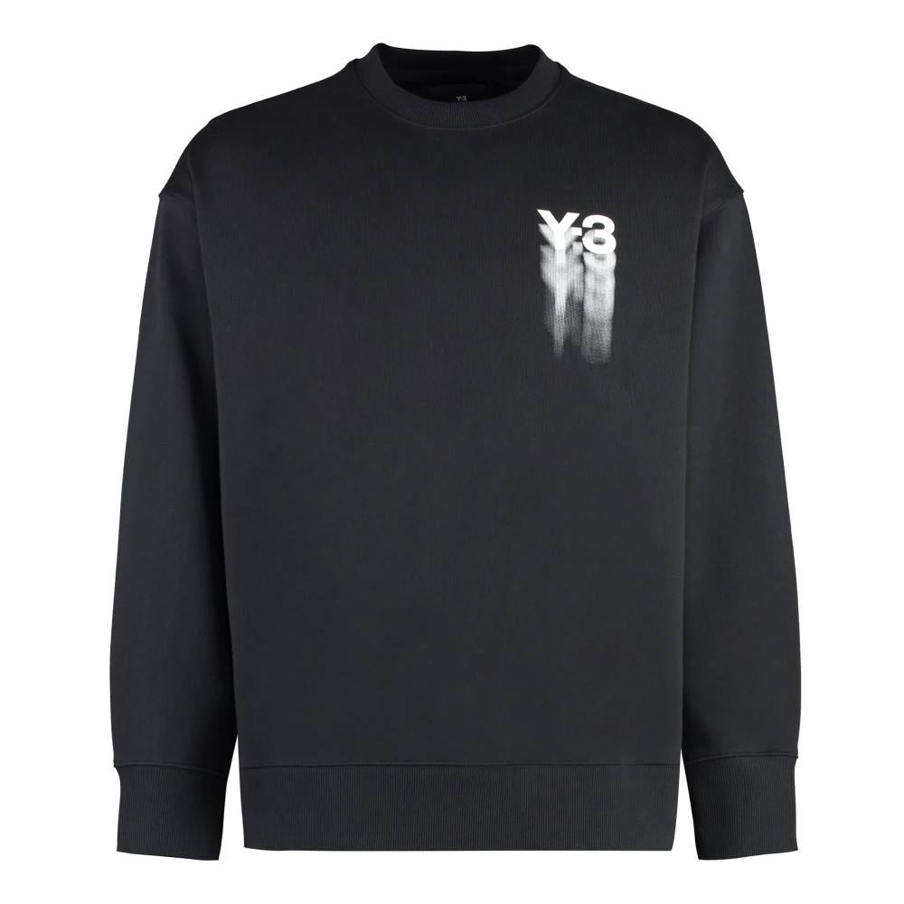 Y-3 Stijlvolle Crewneck Sweatshirt Black