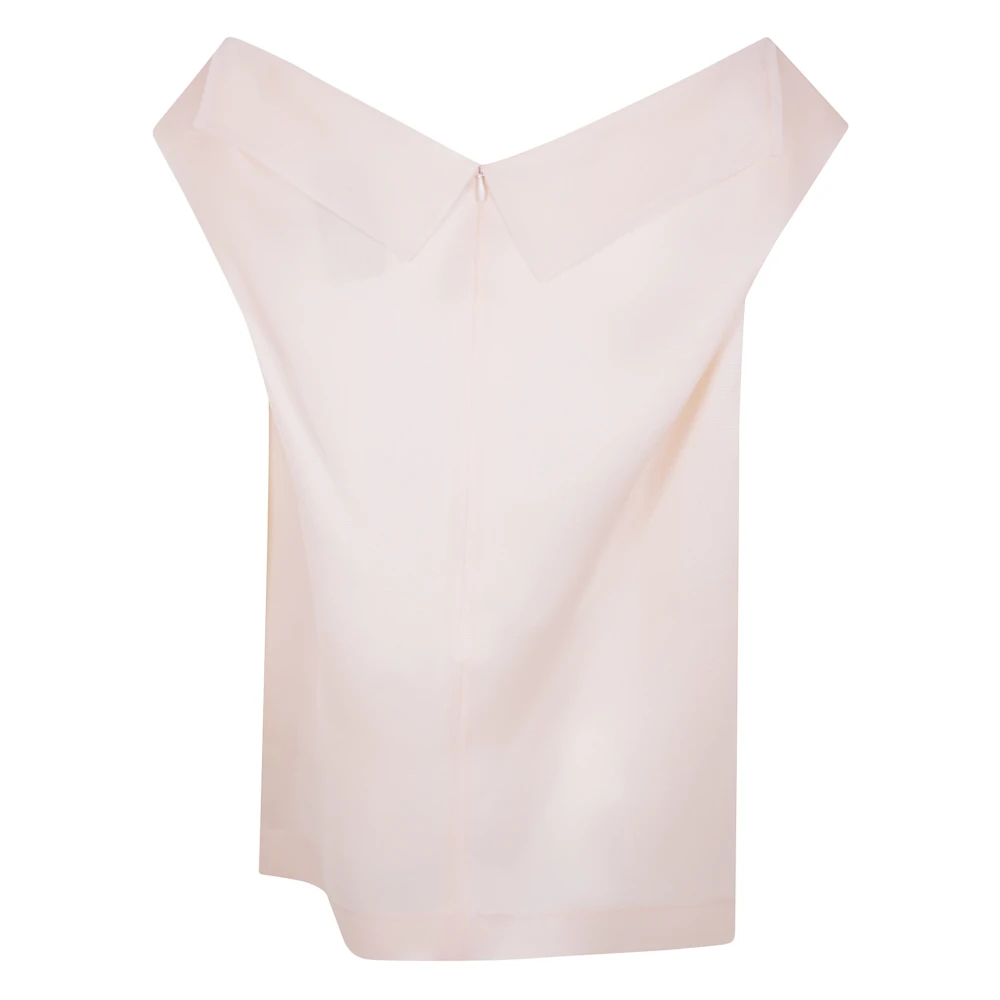 Khaite Stijlvolle Ribgebreide Top Pink Dames