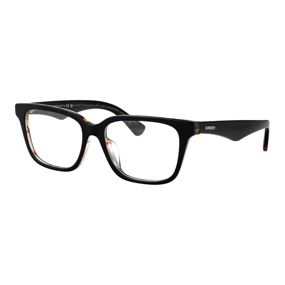 Burberry Women's Black Woman Be2425d 4121 Optical Frames Acetate Squared Normal - Image 4