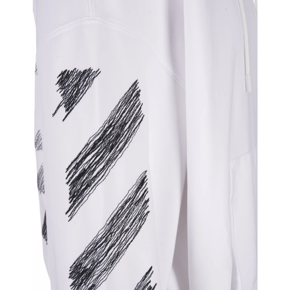 Off White Hoodie White Heren