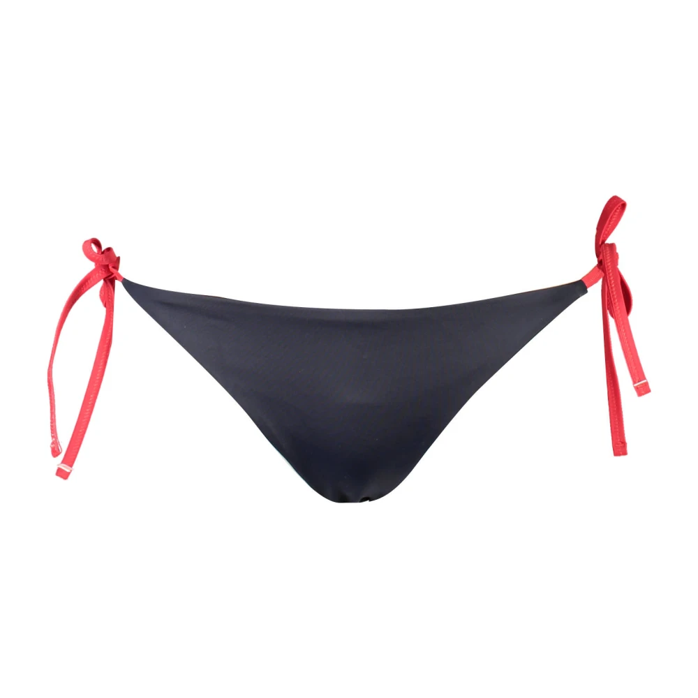 Tommy Hilfiger Women's Red String Side Tie Cheeky Bikini Bottom