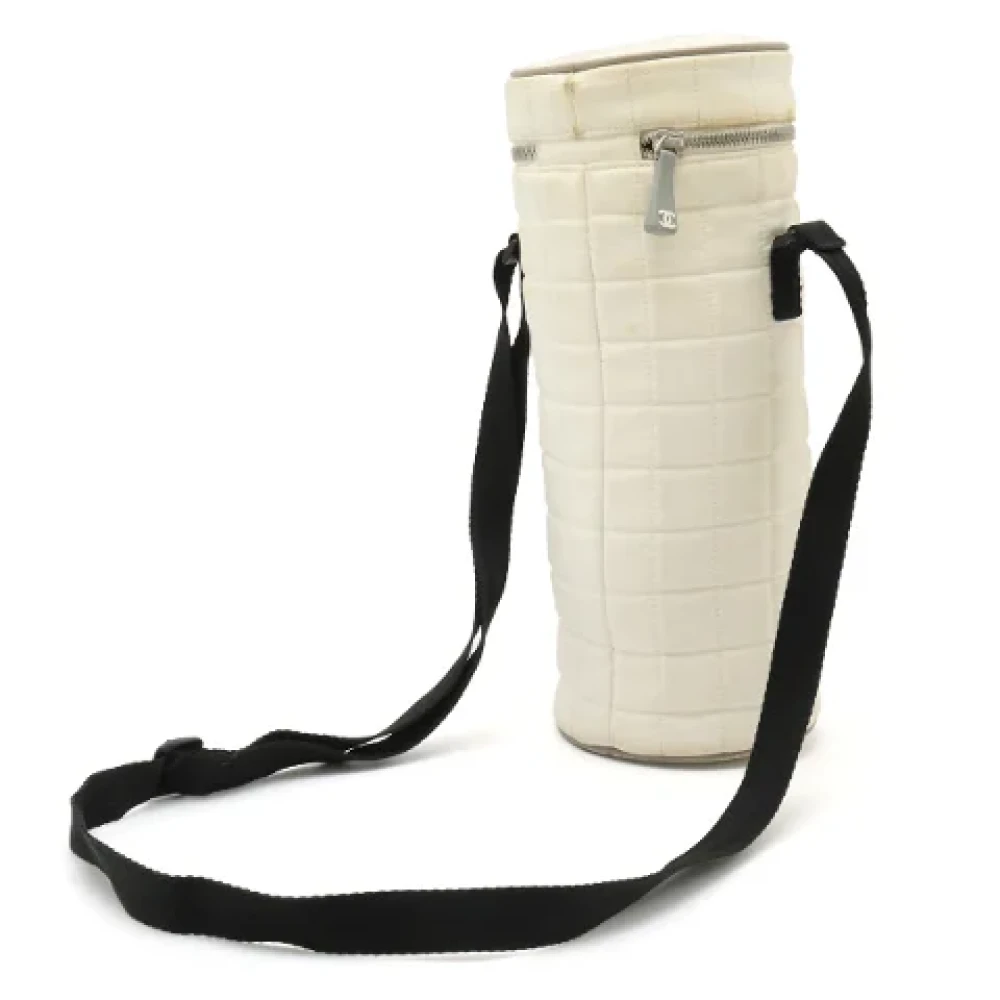 Chanel Vintage Pre-owned Nylon crossbody-bags White Dames