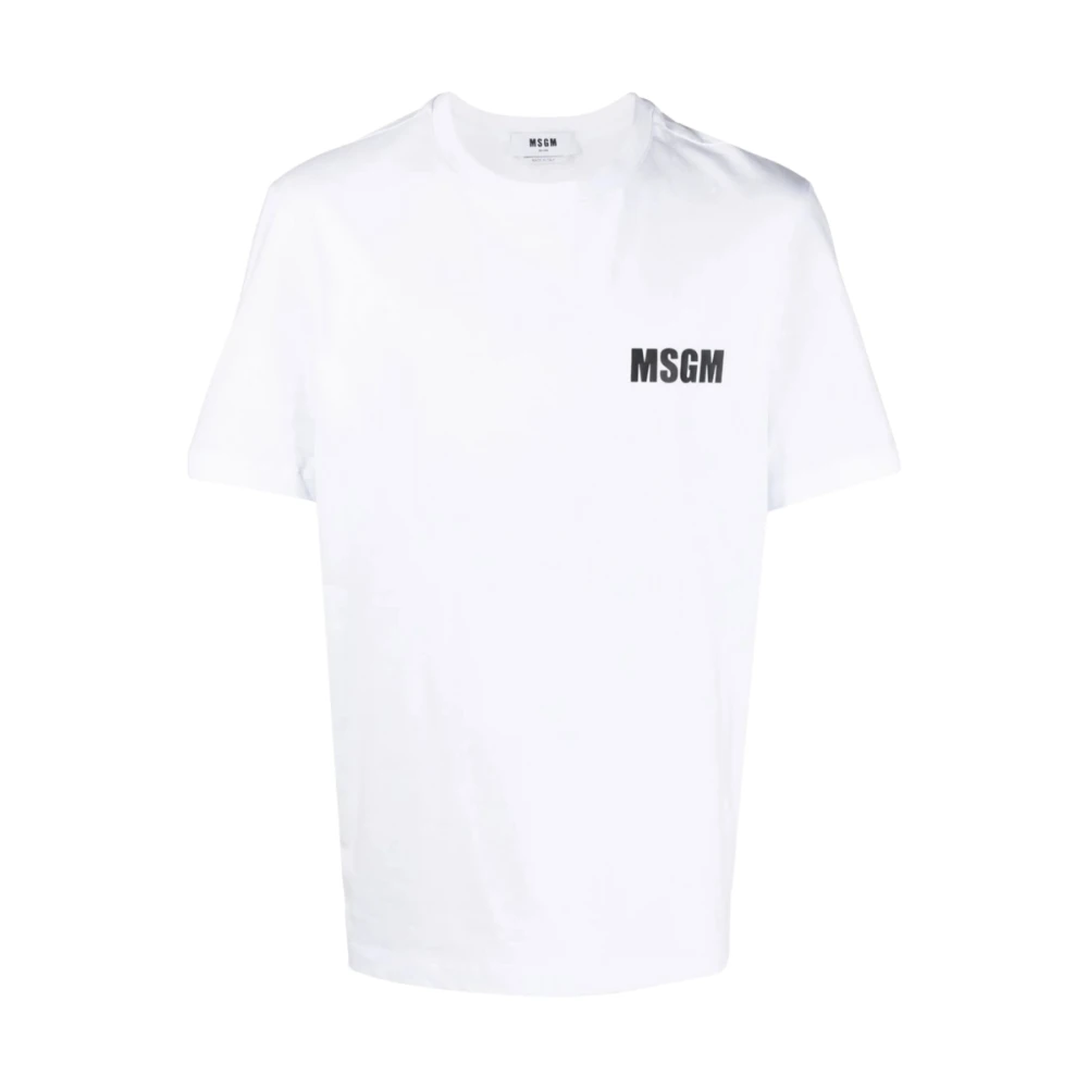 Msgm - Tops > T-Shirts - White - Msgm - Modalova