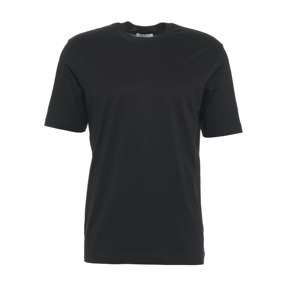 Stefan Brandt Zwarte Katoenen T-shirt Eli Ultra Black Heren