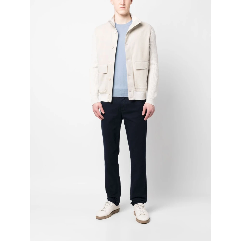 BRUNELLO CUCINELLI Luxe Sweaters Collectie Blue Heren