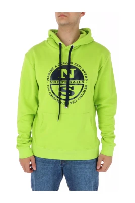 Grön Print Sweatshirt för Män
