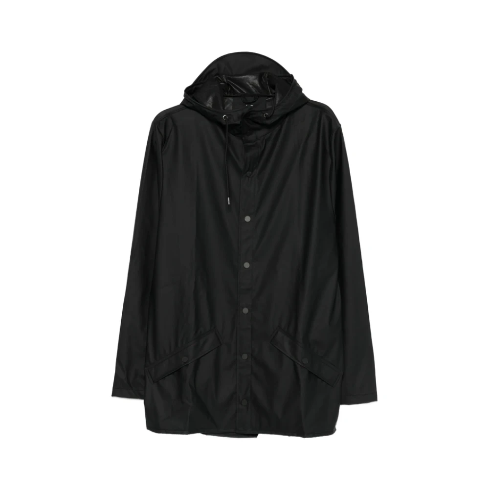 Rains Uomo Nero Giacche, L, New,