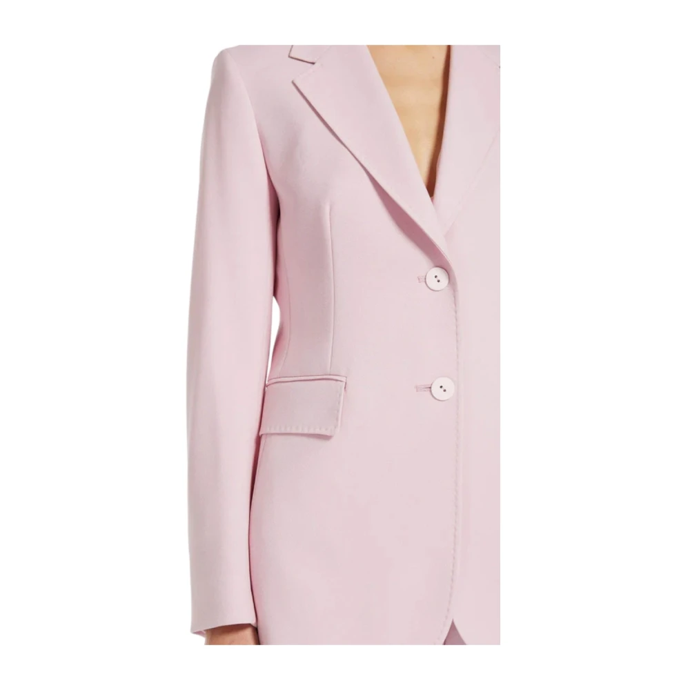Max Mara Studio Stijlvolle Jas voor Vrouwen Pink Dames