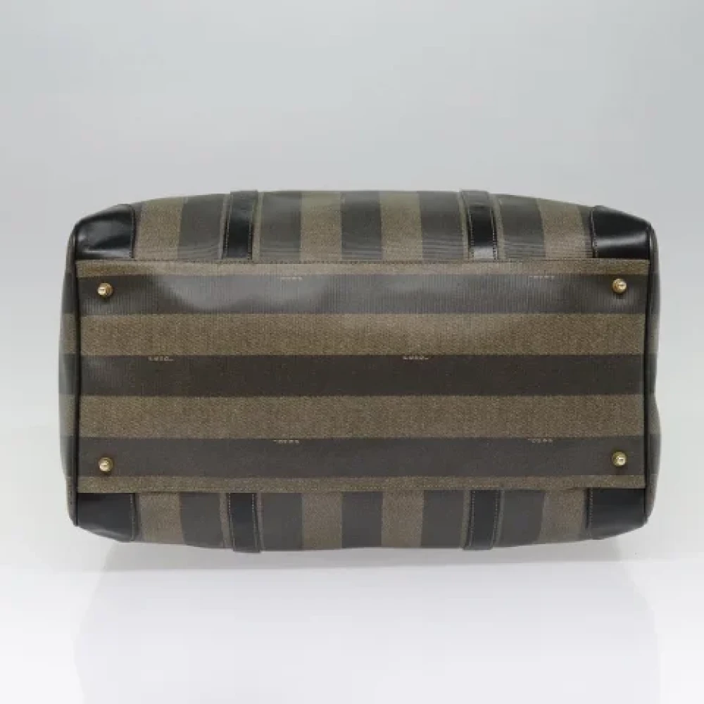 Fendi Vintage Pre-owned Canvas travel-bags Brown Dames