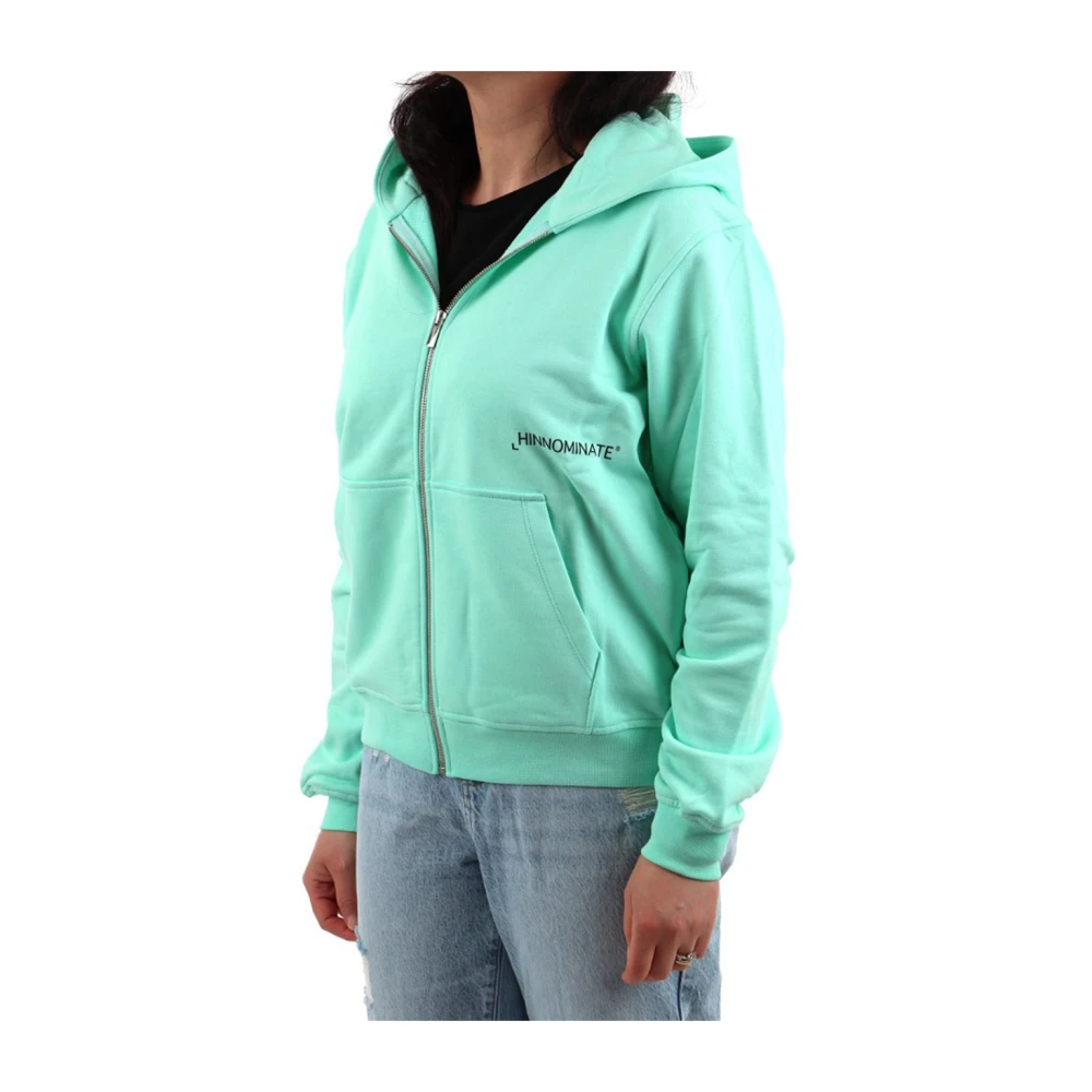 Hinnominate Groene Zip Hoodie Set Vrouwen Green Dames