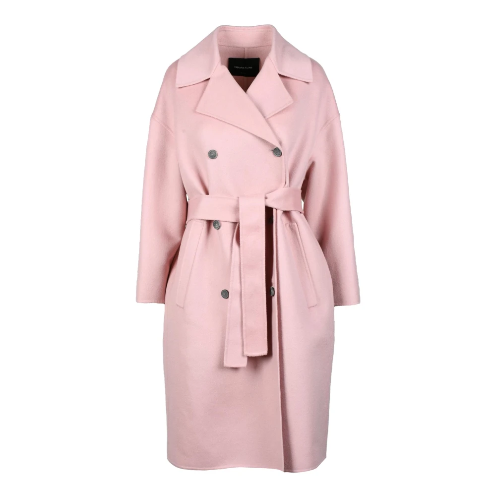 Coats > Belted Coats - - Fabiana Filippi - Modalova