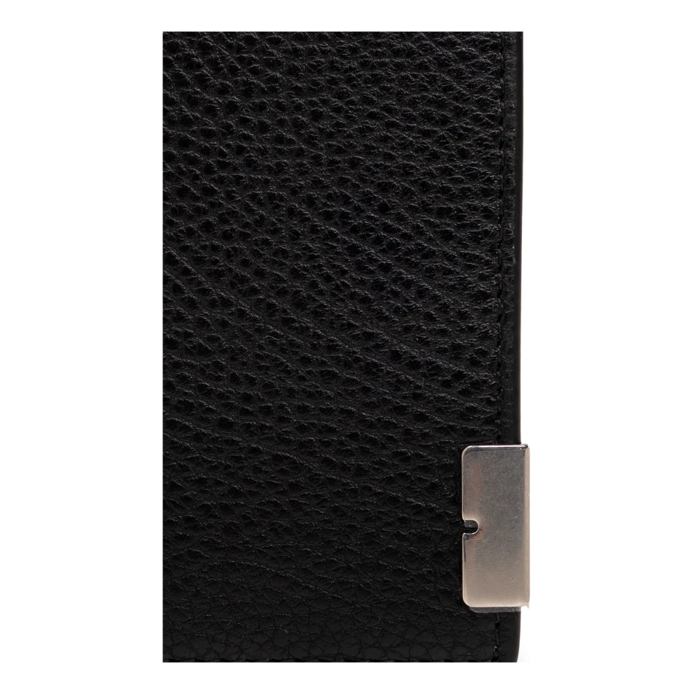 Burberry Leren kaarthouder Black Heren