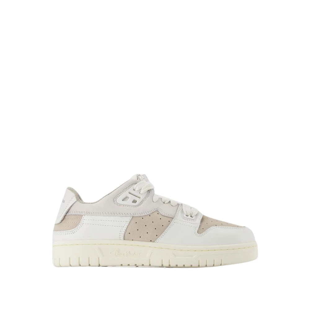 Acne Studios Witte Lage Leren Sneakers White Dames