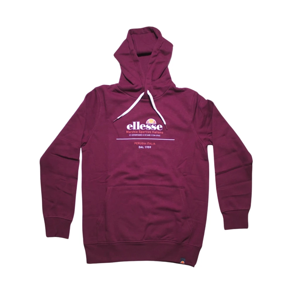 Ellesse Stijlvolle hoodie voor mannen Red Heren