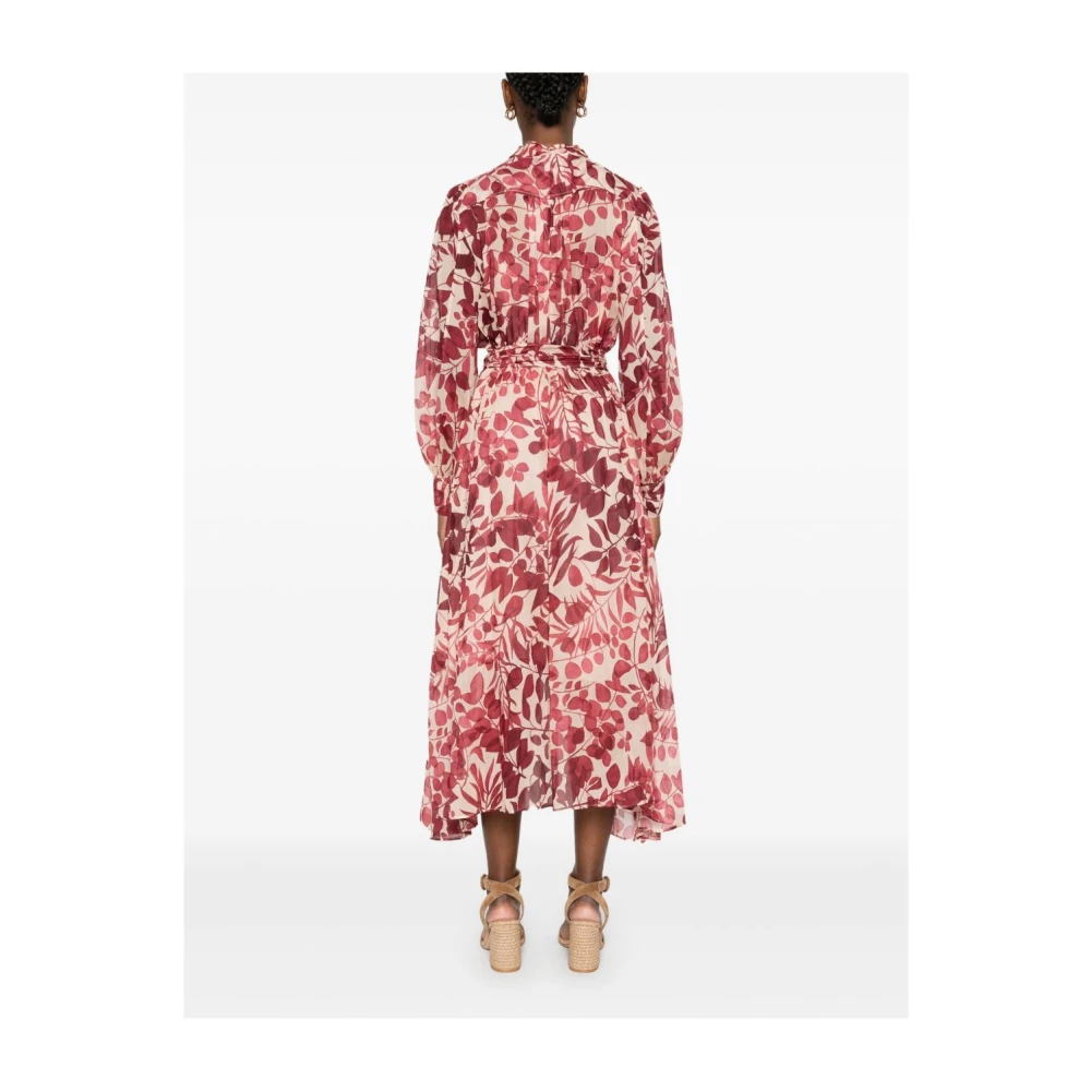 Forte Elegante Midi Jurken Collectie Multicolor Dames