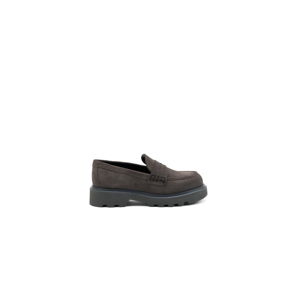 Frau Gray Suede Loafers With Graphite Detail - Female - Loafers - 3 Uk - Shoes