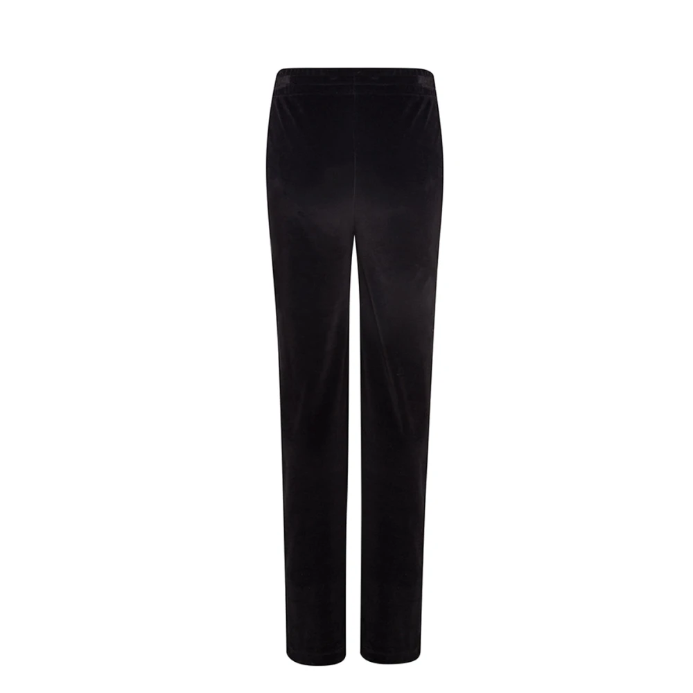 Busnel Veloursbroek voor de winter Black Dames